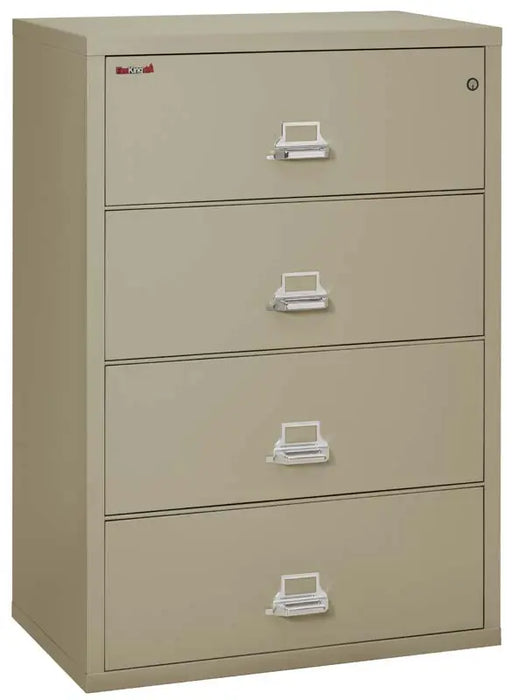 Image of 4-Drawer Fire & Water Rated Lateral File, 38"W - FireKing 4-3822-C  NationwideSafes.com