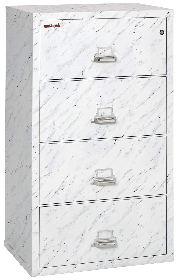 4-Drawer Fireproof Lateral File, 31"W - 4-3122-C, Designer Finishes NationwideSafes.com