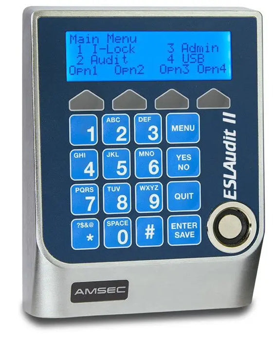 Image of AMSEC MM2820CTR-DROP-ESLAUDIT: B Rated 2-Door Drop Safe w/ Center Drop [4.0 Cu. Ft.] & ESLAUDIT Keypad--Item# 9815  NationwideSafes.com