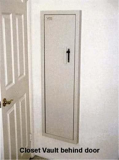 Closet Vault w/ Pushbutton Mechanical Lock--1170 NationwideSafes.com