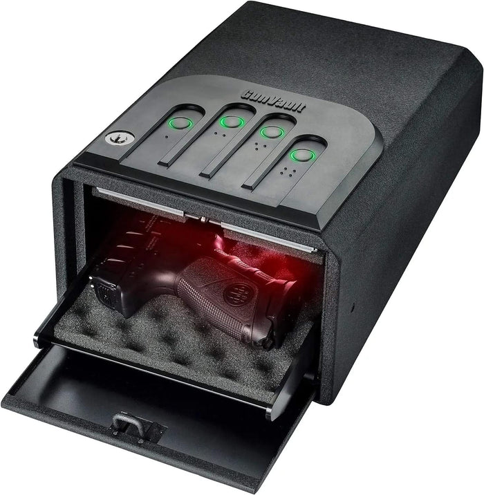 Quick Access Compact Handgun Safe with Keypad -Item# 12845 NationwideSafes.com