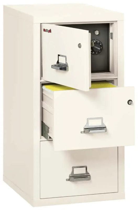 Image of 3-Drawer File with Built-In Safe, Fire/Water Rated - 3-2131-C SF  NationwideSafes.com