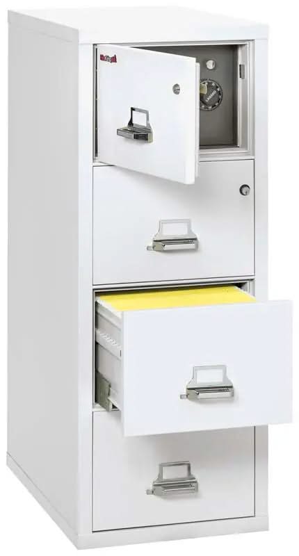 4-Drawer File with Built-In Safe, Fire/Water Rated - 4-2131-C SF NationwideSafes.com