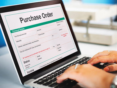 Image of We Accept Purchase Orders from Publicly Traded Companies and Government Agencies at All Levels*