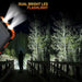 Image of 10000mAh Solar-Powered Portable Power Bank with Flashlight-Item# 12620  NationwideSafes.com