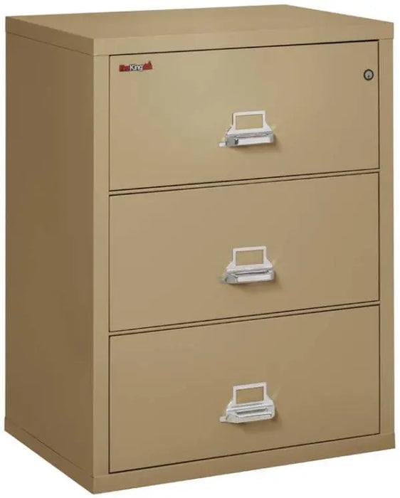 Image of 3-Drawer Fire & Water Rated Lateral File, 31"W - FireKing 3-3122-C  NationwideSafes.com