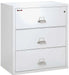 Image of 3-Drawer Fire & Water Rated Lateral File, 38"W - FireKing 3-3822-C -  Arctic-White -NationwideSafes.com