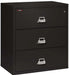 Image of 3-Drawer Fire & Water Rated Lateral File, 38"W - FireKing 3-3822-C -  Black -NationwideSafes.com
