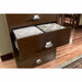 Image of 3-Drawer Fire & Water Rated Lateral File, 38"W - FireKing 3-3822-C -   -Brown - Open -NationwideSafes.com