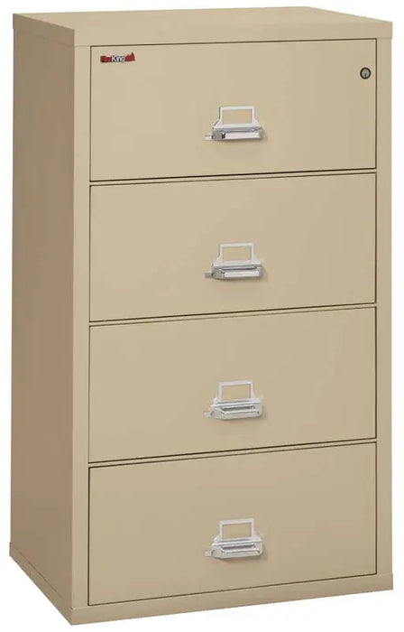 4-Drawer Fire & Water Rated Lateral File, 31"W - FireKing 4-3122-C  NationwideSafes.com