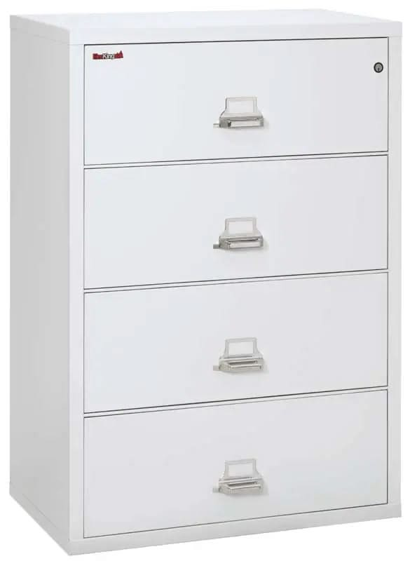 4-Drawer Fire & Water Rated Lateral File, 38"W - FireKing 4-3822-C  NationwideSafes.com