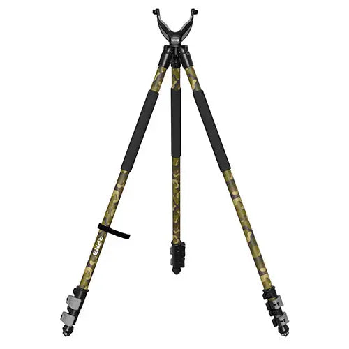 Image of Adjustable Shooting Tripod for Hunting and Outdoor Use, Camouflage-Item# 12545  NationwideSafes.com