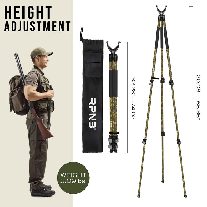 Tripod Gun Support Hunter's Specialties Camouflage Gun Rest Tripod