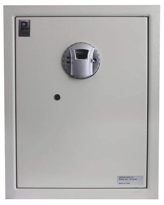 Image of Advanced Biometric Wall Safe with Key Override System-Item# 12930  NationwideSafes.com