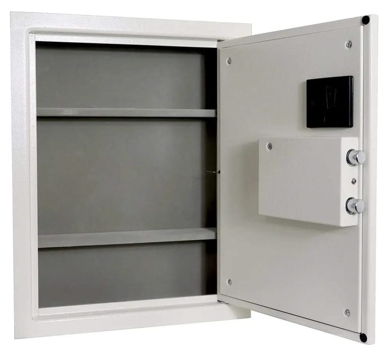 Image of Advanced Biometric Wall Safe with Key Override System-Item# 12930  NationwideSafes.com