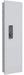 Image of Advanced Tall Biometric Wall Safe with Keypad and Backup Key, White-Item# 12975  NationwideSafes.com