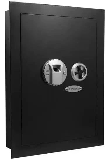 Biometric Fingerprint Wall Safe with Left-Swing Door [0.5 Cu. Ft.] --11920  NationwideSafes.com