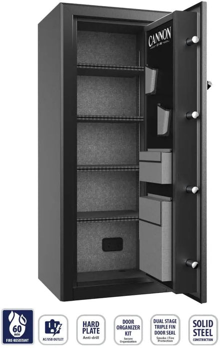 Image of Cannon Large Fire & Burglary Safe with Key Backup [6.5 Cu. Ft.]-Item# 12810  NationwideSafes.com