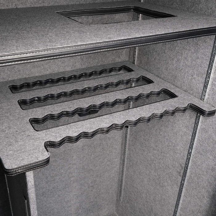 Image of Cannon's Large Biometric Gun Safe - Fire, Burglary, and Water-Resistant | 80 Rifle Capacity-Item# 12830  NationwideSafes.com