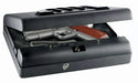 Image of Compact Digital Keypad Handgun Safe with Security Cable and Override Key Lock-Item# 12855  NationwideSafes.com