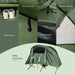 Image of Compact and Portable 1-Person Elevated Cot Tent Set with External Cover-Item# 12625  NationwideSafes.com