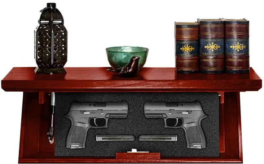 Image of Concealed Storage Tactical Shelf with Locked Compartment-Item# 12795  NationwideSafes.com