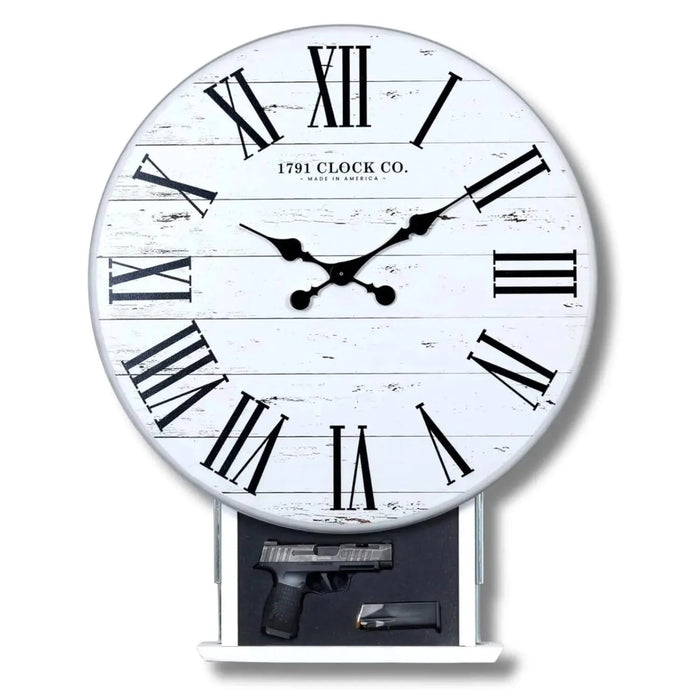 Covert Tactical Wall Clock with Secret Compartment-Item# 12775  NationwideSafes.com