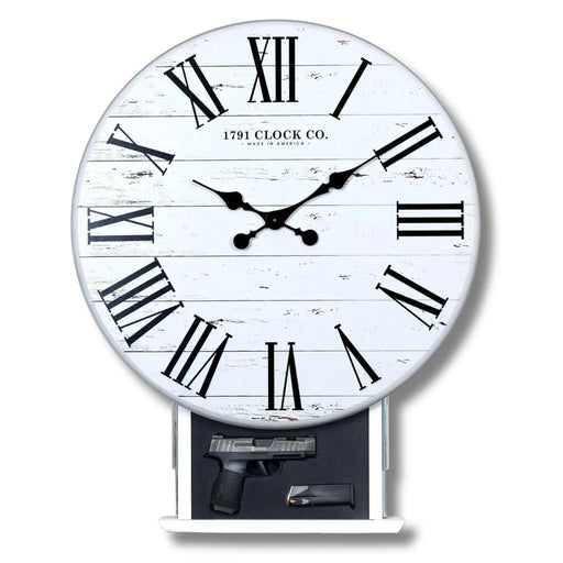 Image of Covert Tactical Wall Clock with Secret Compartment-Item# 12775  NationwideSafes.com