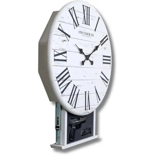 Image of Covert Tactical Wall Clock with Secret Compartment-Item# 12775  NationwideSafes.com