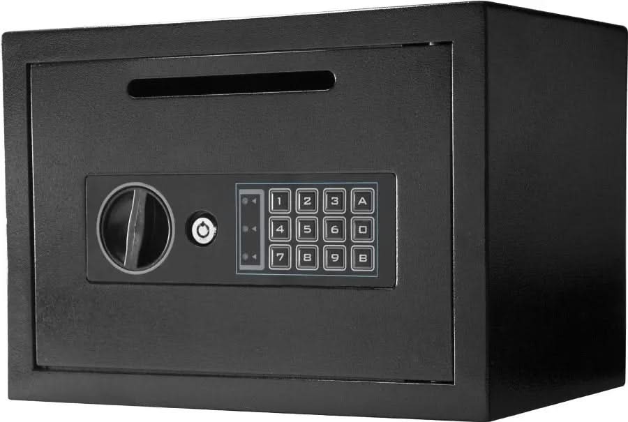 VEVOR 2.5 Cub Depository Safe Deposit Safe With Drop Slot Electronic Code R