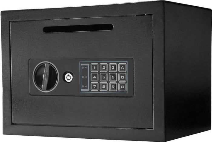 Small Drop Safe w/ Deposit Slot, Keypad & Backup Key [0.6 Cu. Ft.]--9965  NationwideSafes.com