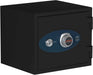 Image of 1-Hour Fire/Water Safe w/Dial Combo and Key Lock [0.7 Cu. Ft.]-Black--11435  NationwideSafes.com