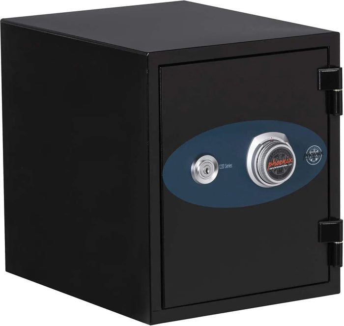 1-Hour Fire/Water Safe w/Dial Combo and Key Lock [0.9 Cu. Ft.]-Black--11445  NationwideSafes.com