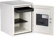 Image of 1-Hour Fire/Water Safe w/Dial Combo and Key Lock [1.3 Cu. Ft.]-White--11450  NationwideSafes.com