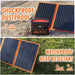 Image of Efficient and Portable 120W Solar Panel with Waterproof and Multiple Outputs-Item# 12650  NationwideSafes.com