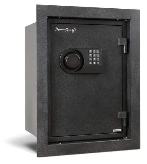 AMSEC WFS149-E5LP: 1-Hr. Fire Resistant Wall Safe w/Electronic Lock--Item# 9470  NationwideSafes.com