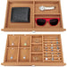 Image of Elegant Suede-Lined Jewelry Drawer Set, Tan-Item# 12895  NationwideSafes.com