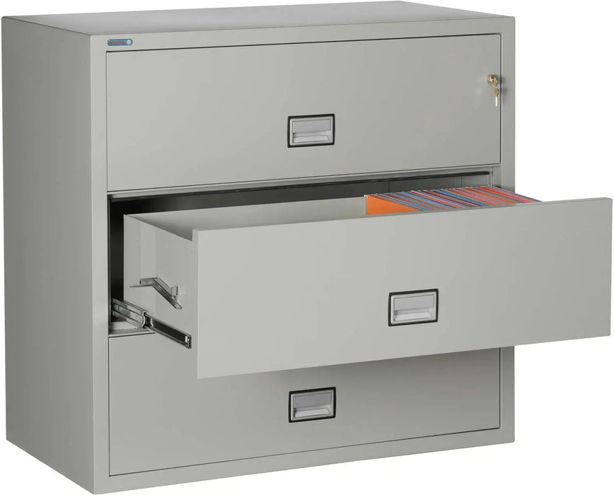 Image of Fire & Water Rated 3-Drawer Lateral File Cabinet (41.8 x 44 x 23.6)--F30255  NationwideSafes.com