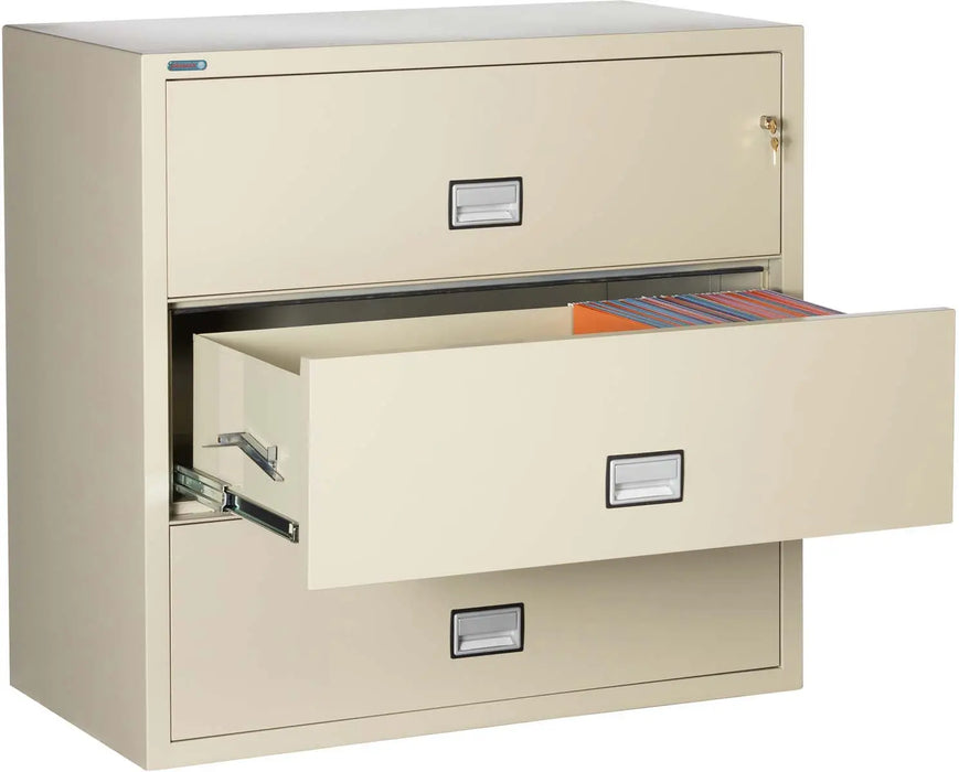 Image of Fire & Water Rated 3-Drawer Lateral File Cabinet (41.8 x 44 x 23.6)--F30255  NationwideSafes.com