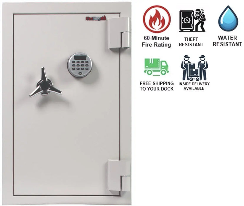 Image of FireKing KF2715-1WHE | 1-Hour Fireproof and Waterproof Safe [3.6 Cu. Ft.]-Item# 12730  NationwideSafes.com