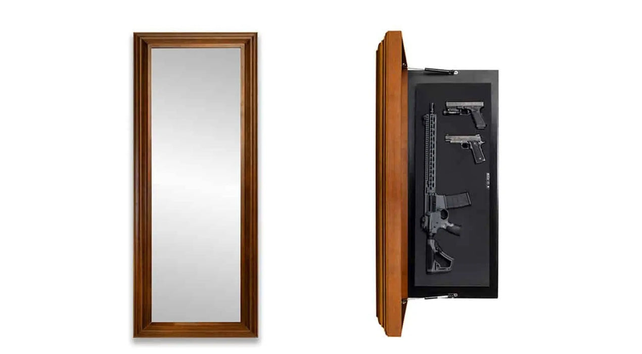 Image of Full-Length Tactical Mirror with Secret Compartment-Item# 12785  NationwideSafes.com