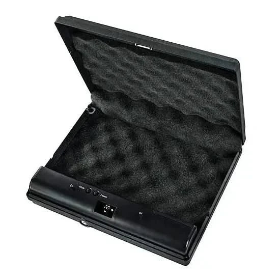 Image of GunVault MV550-19: Portable Handgun Safe with Digital Keypad and Security Cable-Item# 12860  NationwideSafes.com