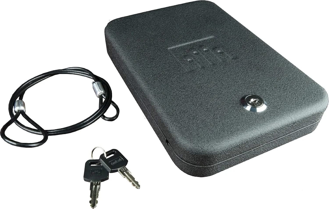 Image of GunVault NV200 Portable Security Box with Key Lock-Item# 12835  NationwideSafes.com