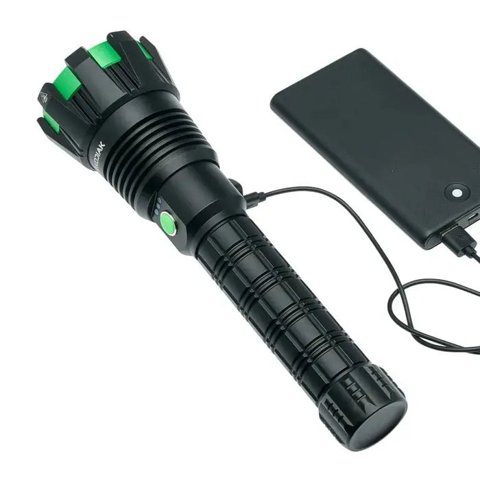 Image of High-Power Rechargeable Tactical Flashlight with COB LED Technology-Item# 12680  NationwideSafes.com