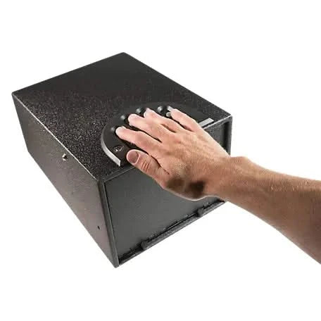 Image of High-Security Handgun Safe with Digital Keypad and Override Key (Dual Pistol Capacity)-Item# 12850  NationwideSafes.com