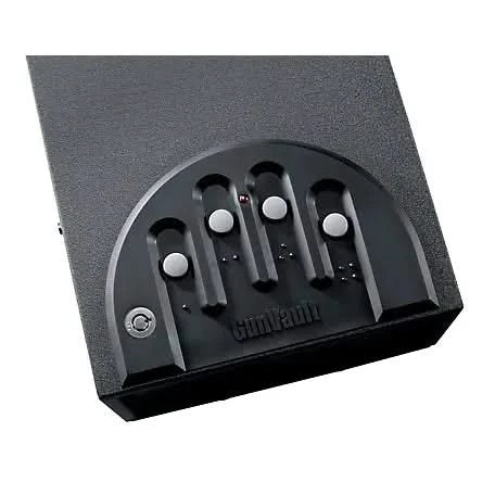 Image of High-Security Handgun Safe with Digital Keypad and Override Key (Dual Pistol Capacity)-Item# 12850  NationwideSafes.com