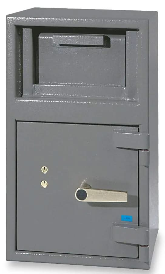 Front-Loading Drop Safe w/ Key Locks [0.8 Cu. Ft.]--F-2014K  NationwideSafes.com