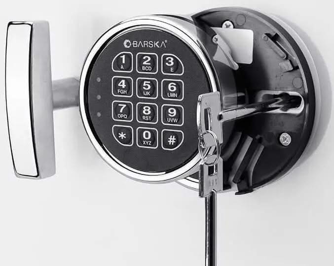 Override Key Sign Fire-Rated Jewelry Safe w/Keypad & Override Key Lock [1.0 Cu ...