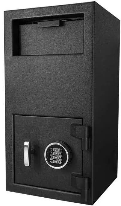 Front Loading Drop Safe w/Keypad & Override Key Lock [1.7 Cu. Ft]--11755  NationwideSafes.com