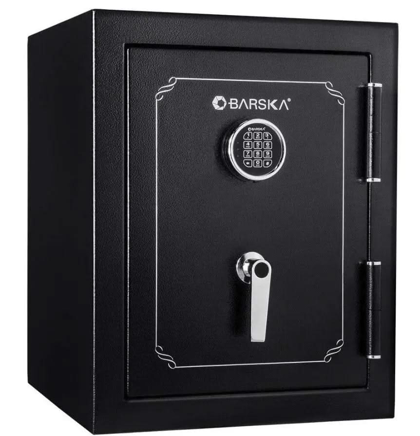 Fire & Burglary Safe with Keypad & Override Key Lock [2.7 Cu. Ft